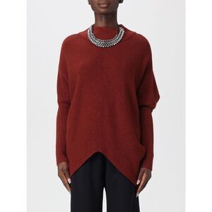 Hanita Sweater Woman Leather